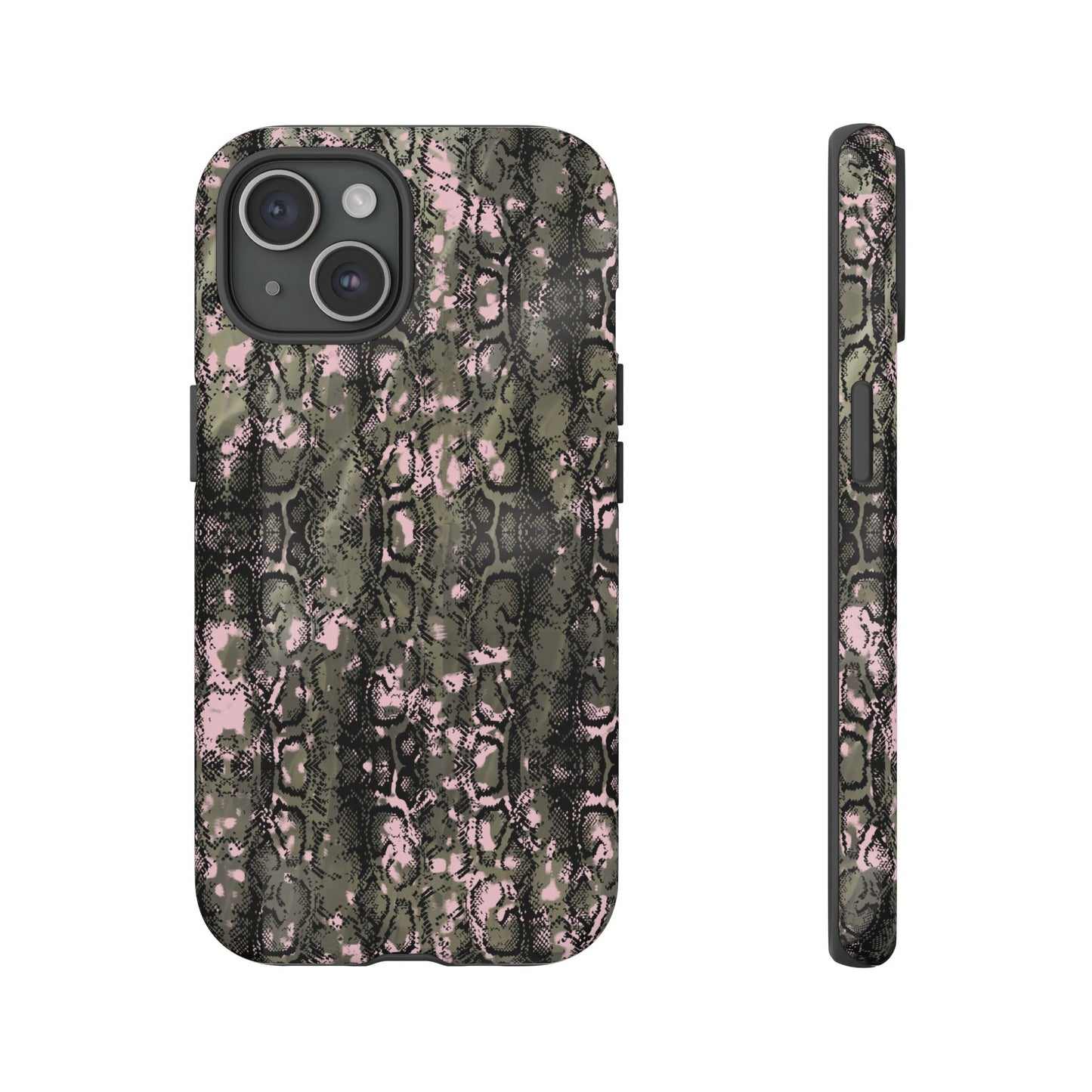 Stylish Snake Print Phone Case for Tough Protection
