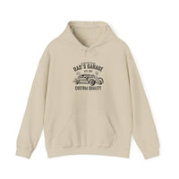 Vintage Dad's Garage Hoodie - Unisex Heavy Blend Sweatshirt