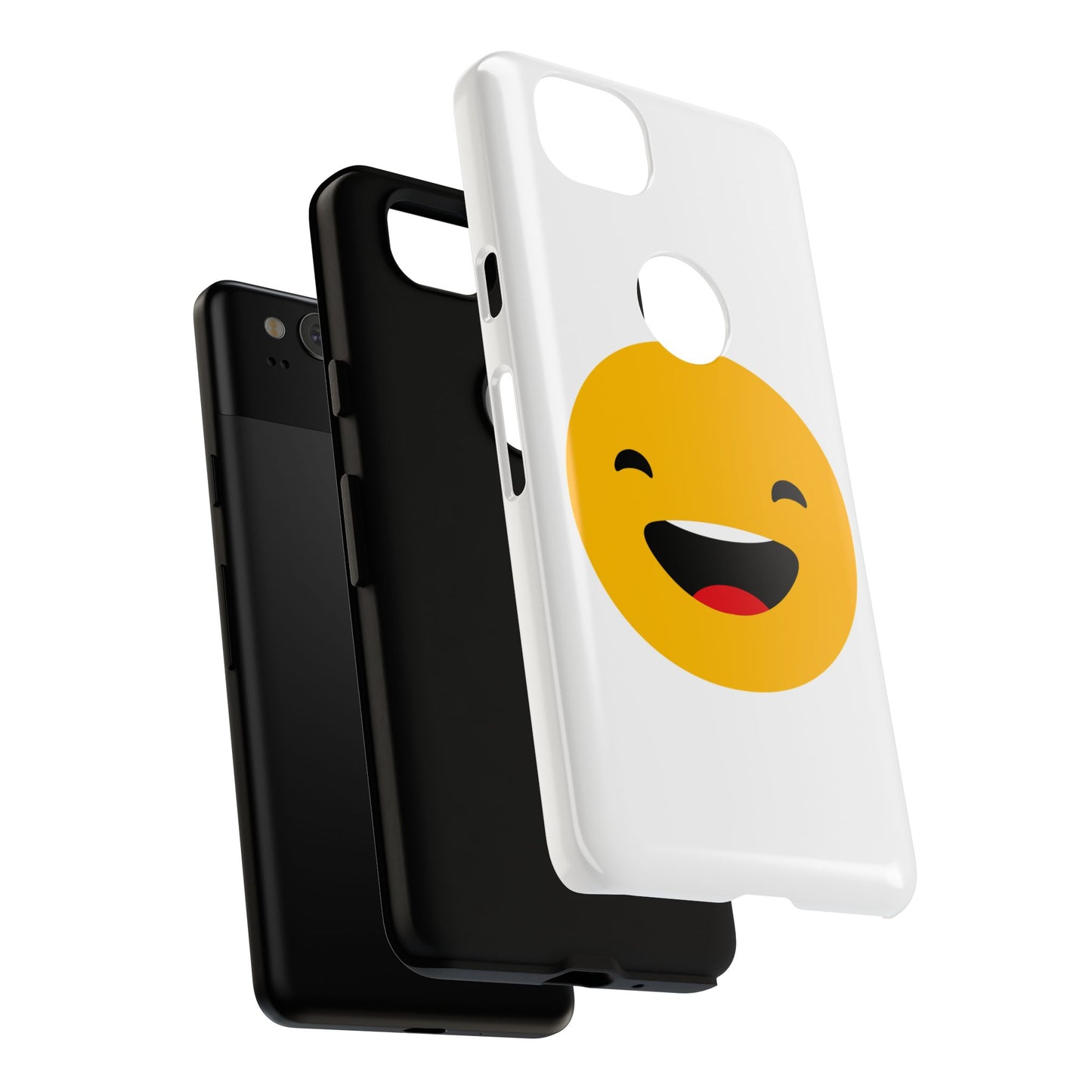 Happy Face Tough Phone Case - Durable Protection with Smile Design