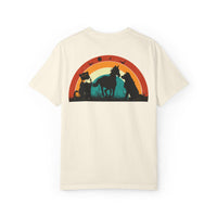 Rainbow Animal Scene Unisex T-Shirt - Nature Lover's Gift