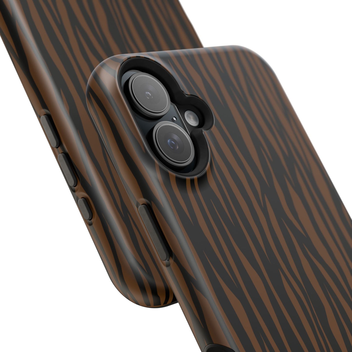 Stylish Magnetic Tough Phone Case - Bold Striped Design