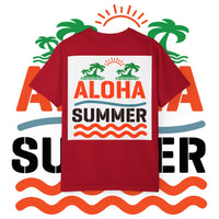 Aloha Summer Unisex T-Shirt, Beach Shirt, Vacation Tee, Summer Apparel, Tropical Graphic Tee, iconic Waikiki Beach Maui ,Oahu