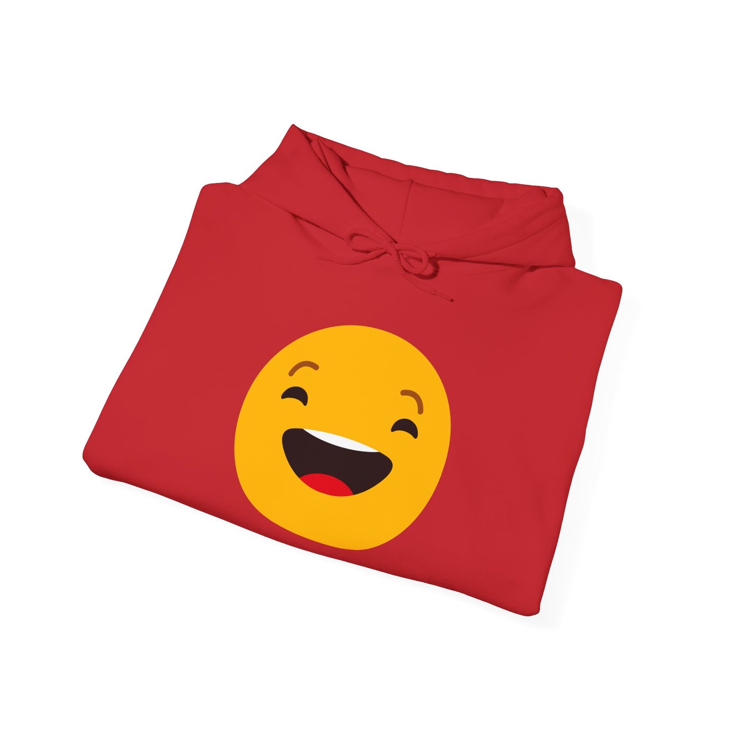 Funny Smile Emoji Hoodie - Unisex Heavy Blend™ Sweatshirt for Everyday Comfort