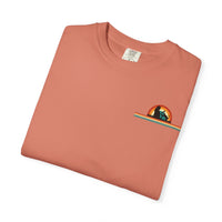 Unisex Cat & Dog Sunset Graphic T-Shirt - Casual Animal Lover Tee
