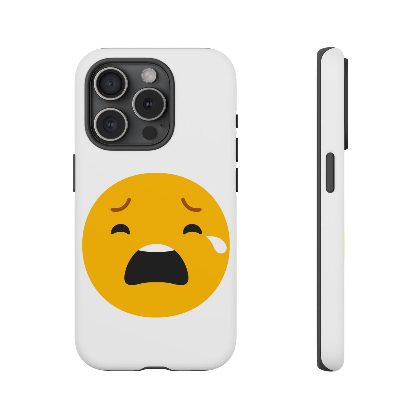 Emotional Tough Case – Sad Emoji Phone Case for Supportive Gifts