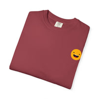 Smiley Face Unisex Garment-Dyed T-Shirt - Fun and Comfortable Casual Wear