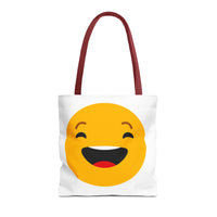 Smiley Face Tote Bag - Fun & Cheerful Design for Everyday Use