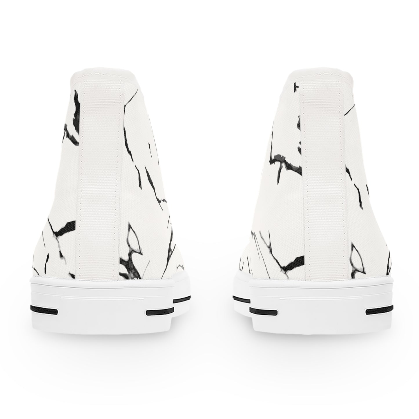 Marble Print High Top Sneakers for Trendy Women