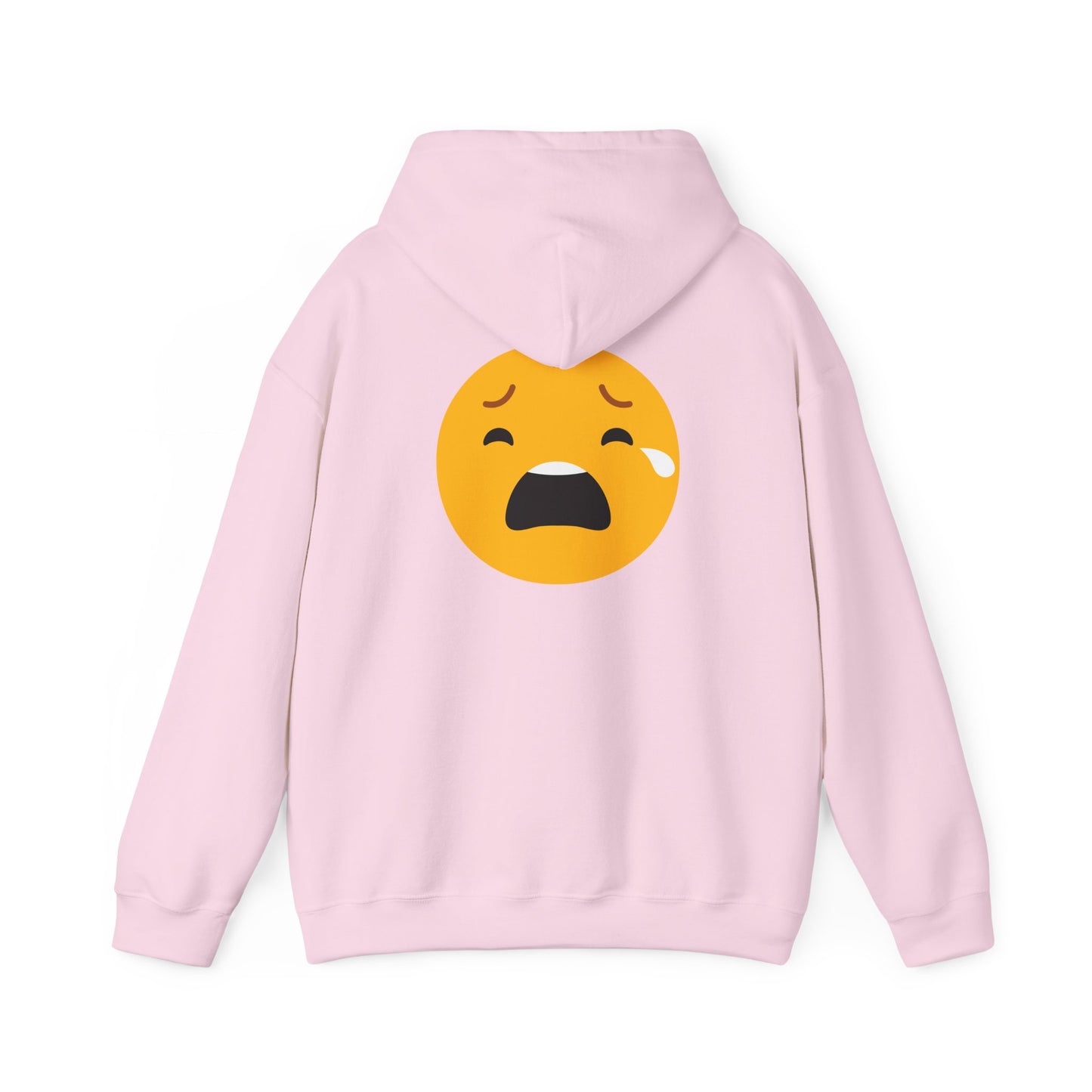 Unisex Heavy Blend™ Sad Emoji Hoodie - Cozy & Expressive Sweatshirt
