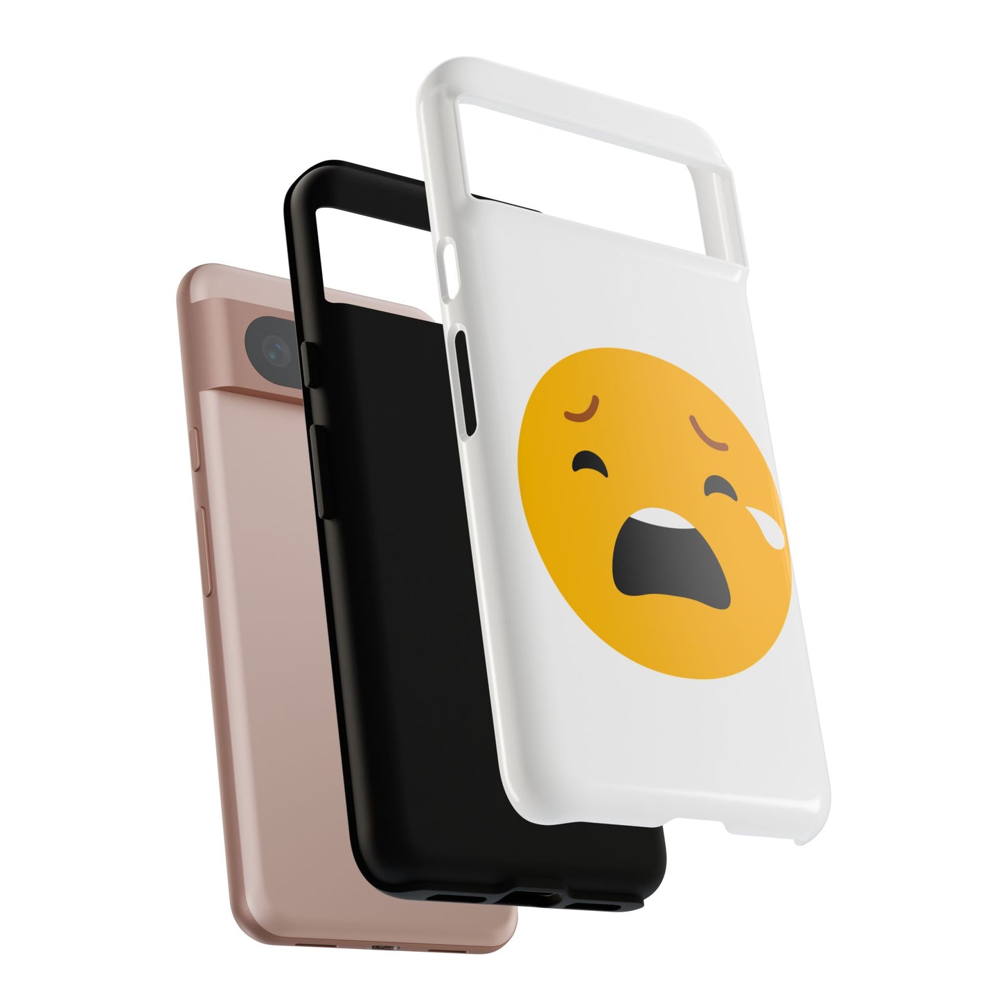 Emotional Tough Case – Sad Emoji Phone Case for Supportive Gifts