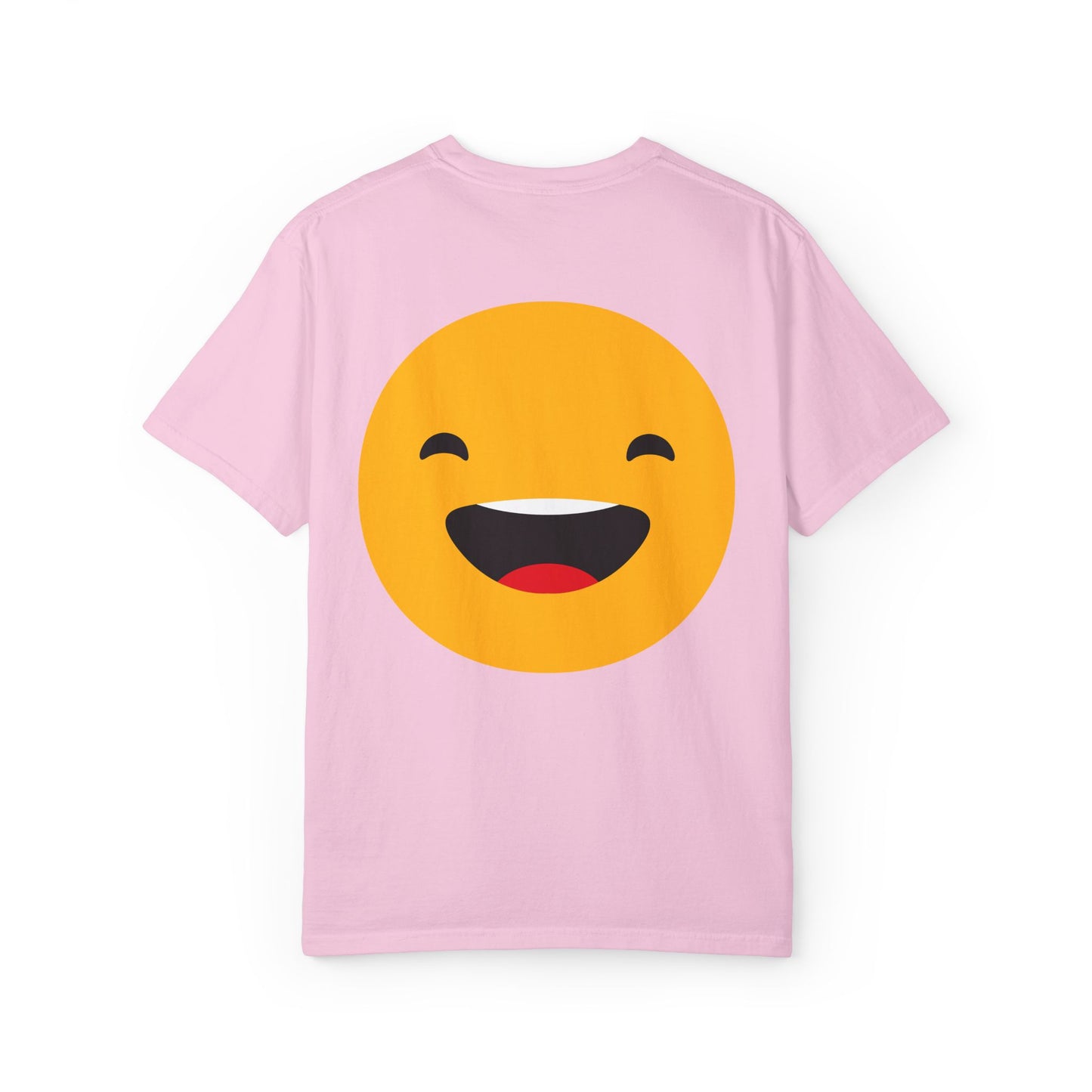 Smiley Face Unisex Garment-Dyed T-Shirt - Fun and Comfortable Casual Wear