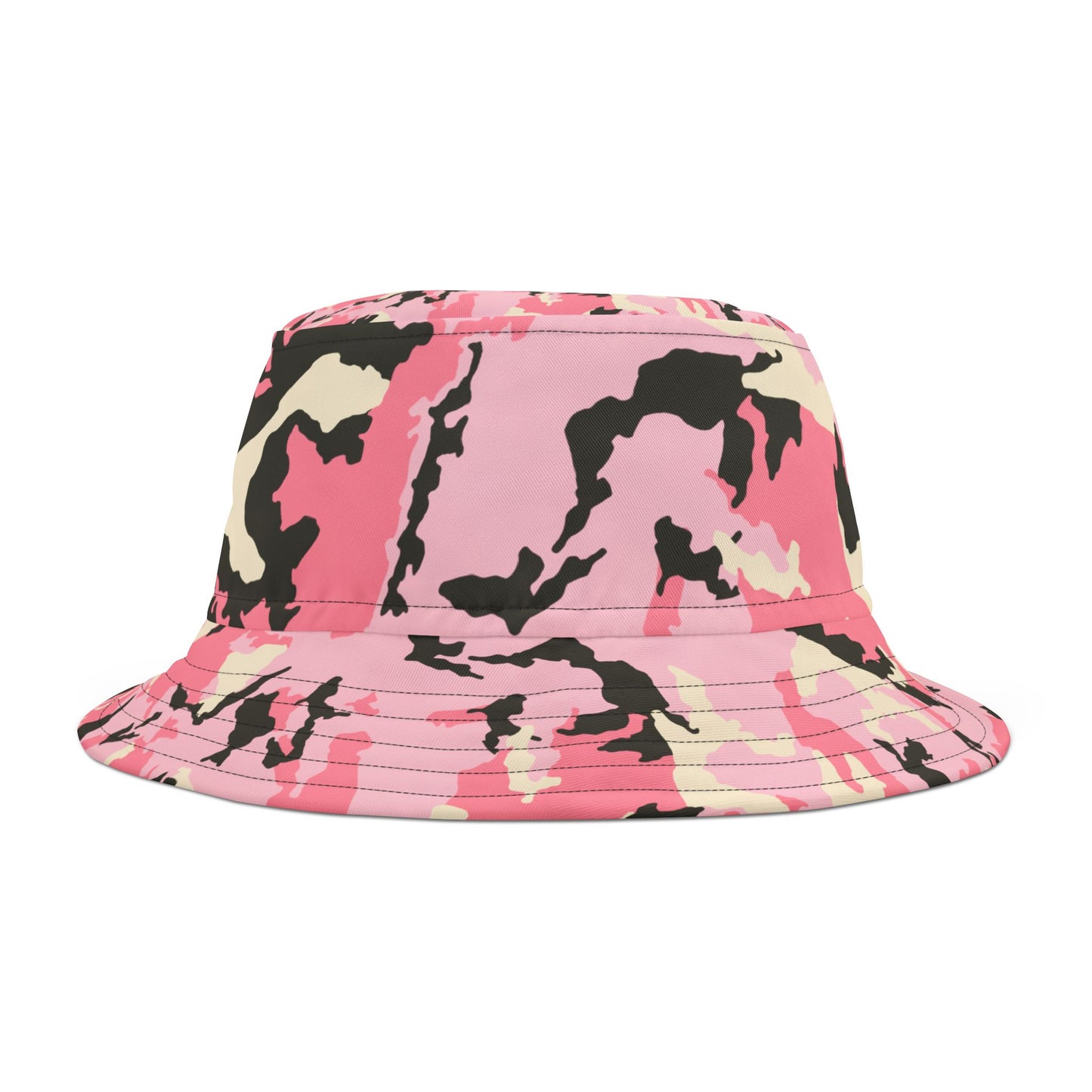 Trendy Pink Camo Bucket Hat for Outdoor Adventures