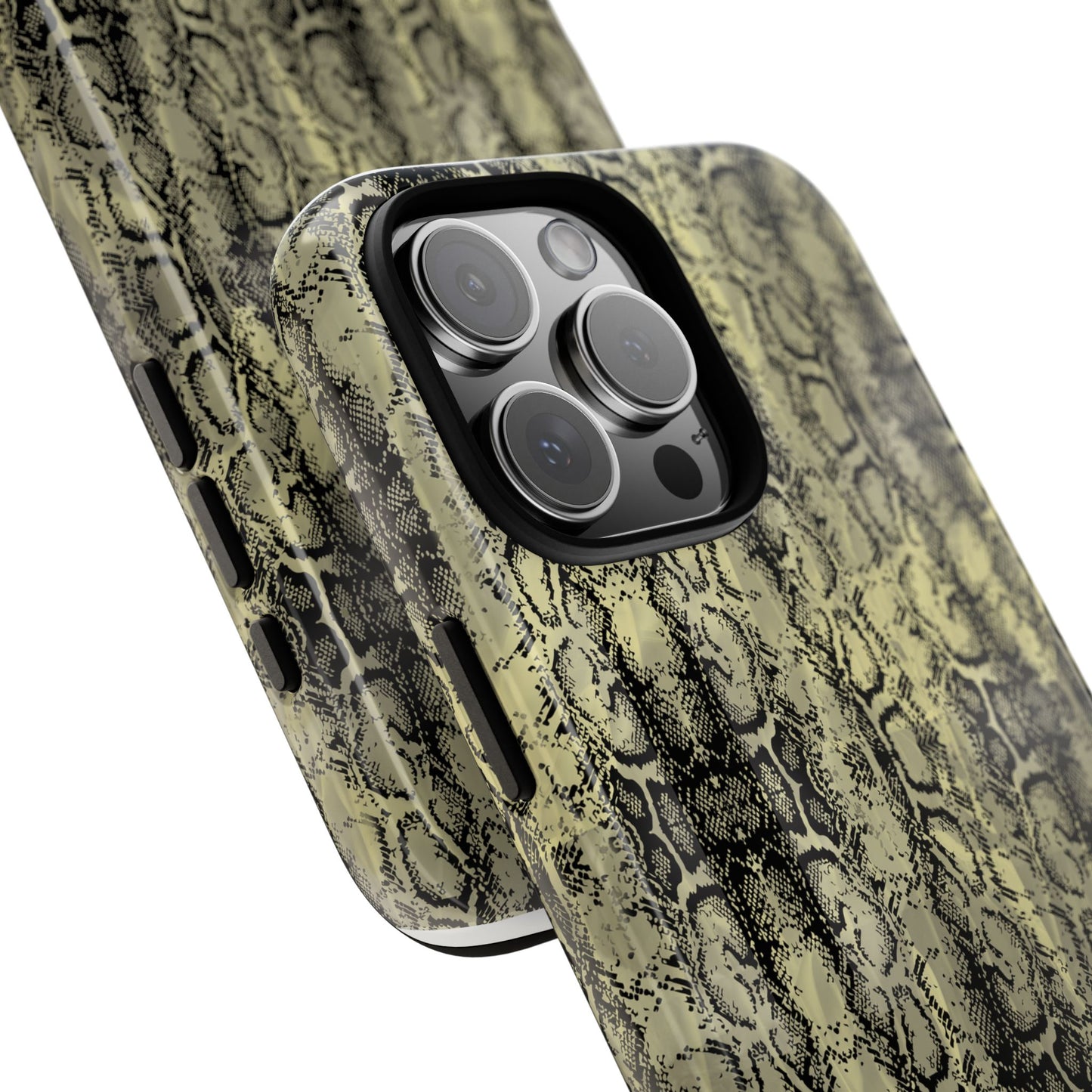 Snake Pattern Phone Case – Tough & Stylish Protection for Your Device  Show off your wild side while keeping your phone protected with this sleek snake pattern case—designed for both fashion and function.