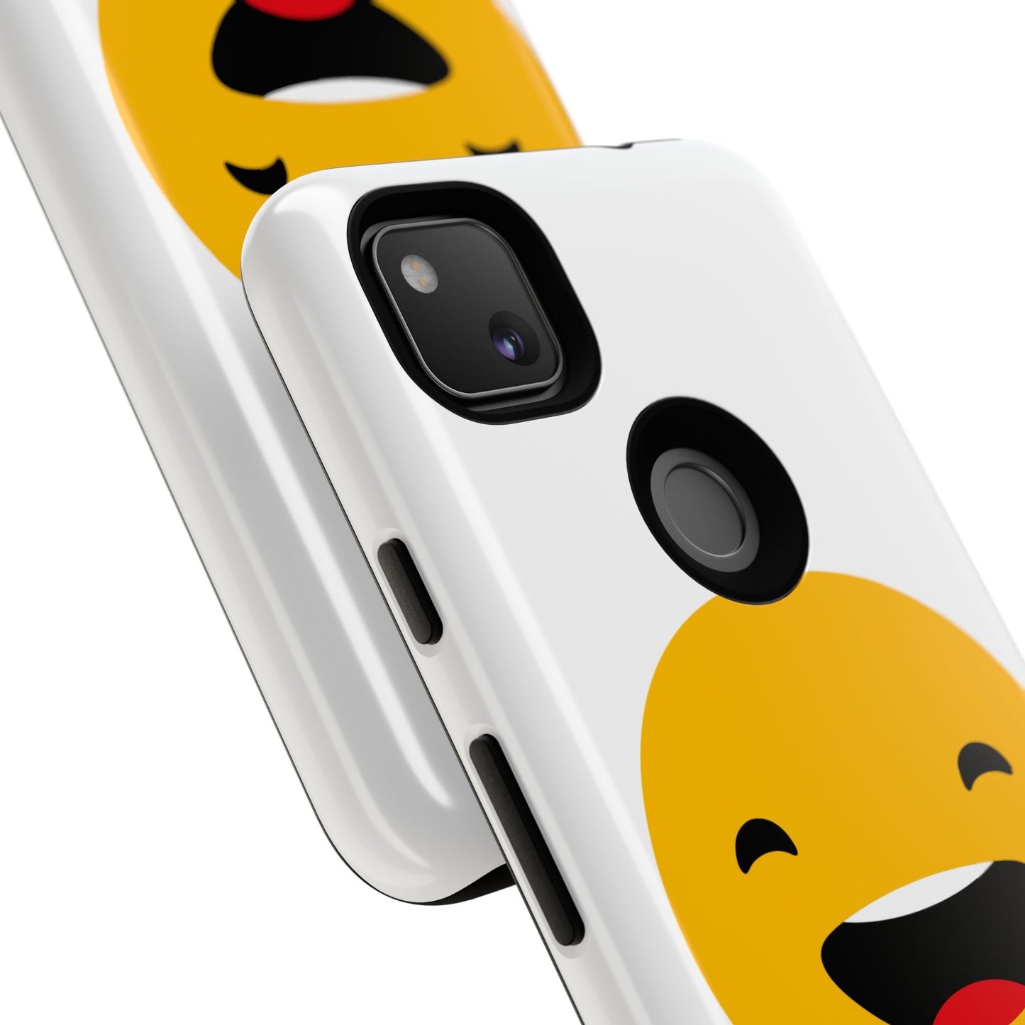 Happy Face Tough Phone Case - Durable Protection with Smile Design