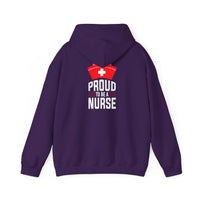 Nurse Life Hoodie - Unisex Heavy Blend™ Sweatshirt with Red Cross Design