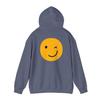 Smiley Face Unisex Hooded Sweatshirt - Fun and Cozy