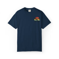Sunset Silhouette Unisex T-Shirt, Perfect for Nature Lovers, Pet Owners, Casual Days, Summer Outings, Gift for Him or Her