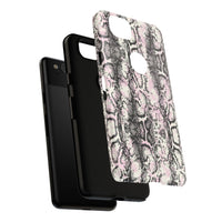 Stylish Snake Print Phone Case - Tough Protection for Trendsetters