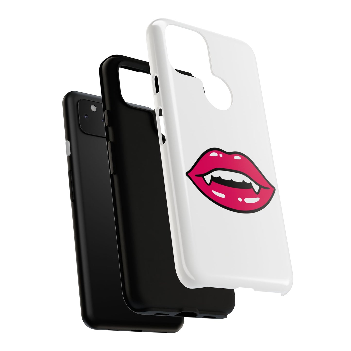 Vampire Mouth Phone Case - Tough Cases for Halloween, Gift for Spooky Lovers, Quirky Phone Accessories, Fun Tech Gear