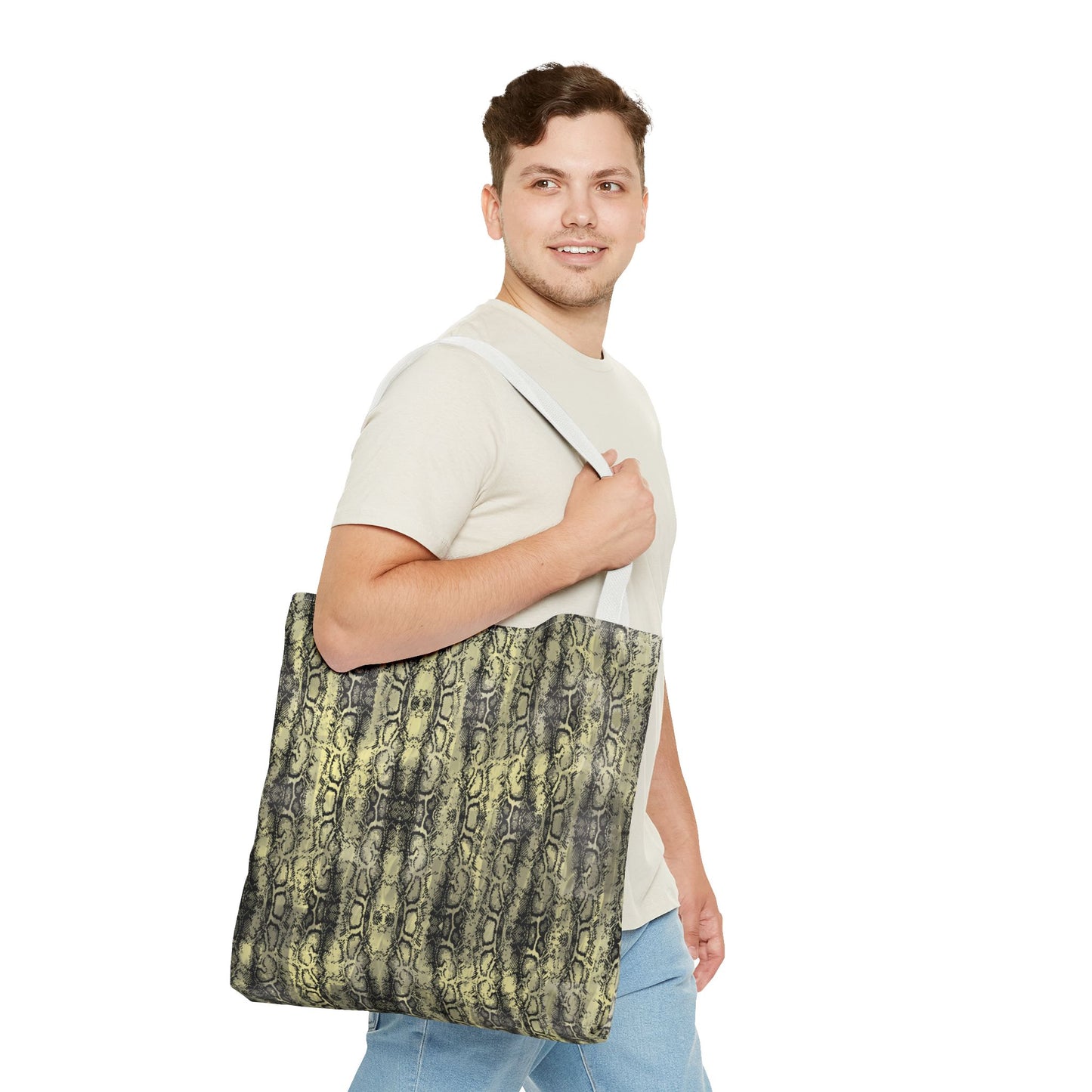 Stylish Snake Print Tote Bag – Eco-Friendly, Perfect for Everyday Use