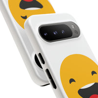 Happy Face Tough Phone Case - Durable Protection with Smile Design
