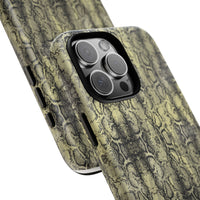 Snake Pattern Phone Case – Tough & Stylish Protection for Your Device  Show off your wild side while keeping your phone protected with this sleek snake pattern case—designed for both fashion and function.