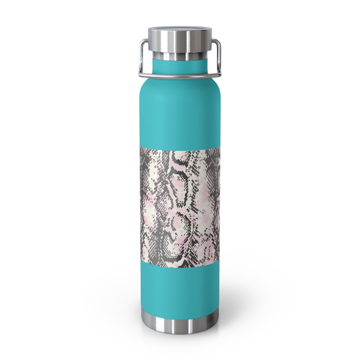 Trendy Snakeskin Insulated Water Bottle - 22oz - Perfect for Travel & Outdoor Adventures