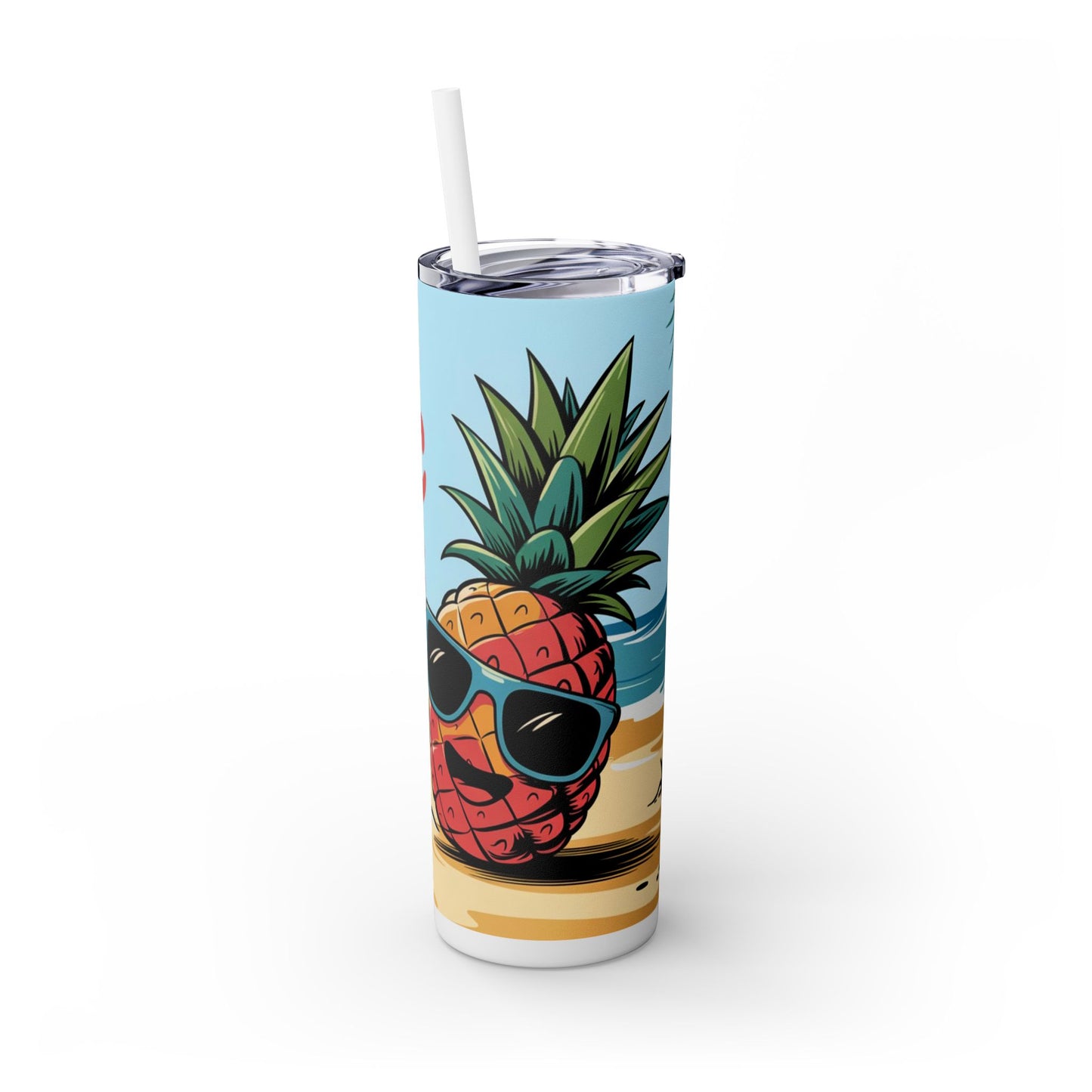 Skinny Tumbler with Straw, 20oz
