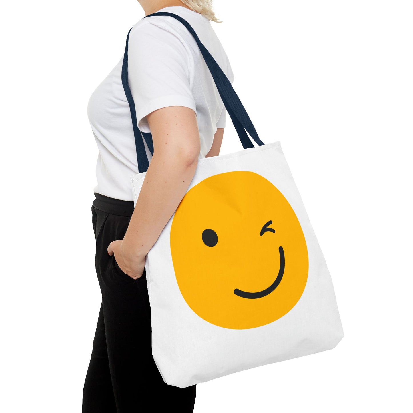 Smiley Face Tote Bag - Fun and Cheerful Everyday Accessory