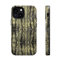 Stylish Snake Skin Magnetic Tough Case - Durable Protection for Your Phone