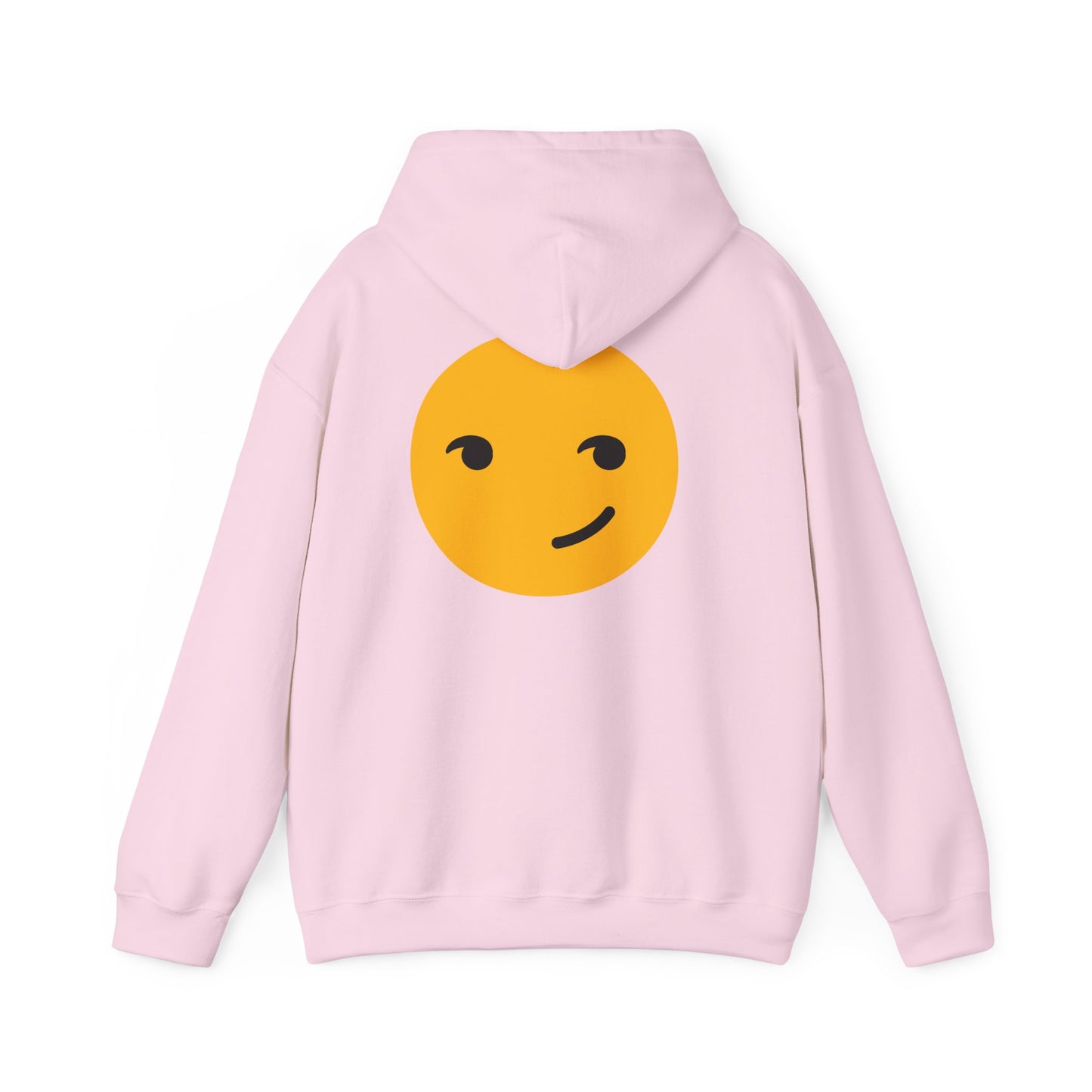 Smiley Face Unisex Heavy Blend Hooded Sweatshirt – Cozy & Playful Comfort for All Occasions