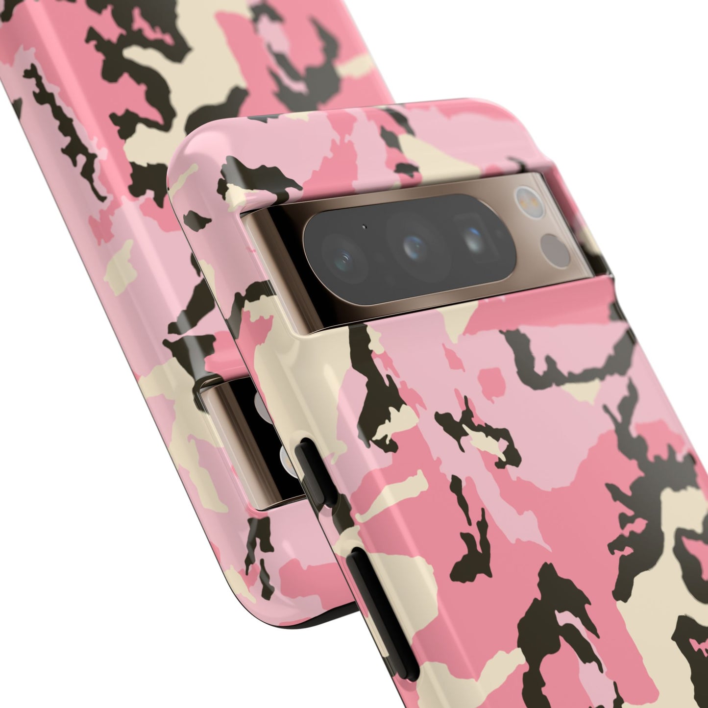 Stylish Pink Camouflage Phone Case – Tough Cases for Trendsetters
