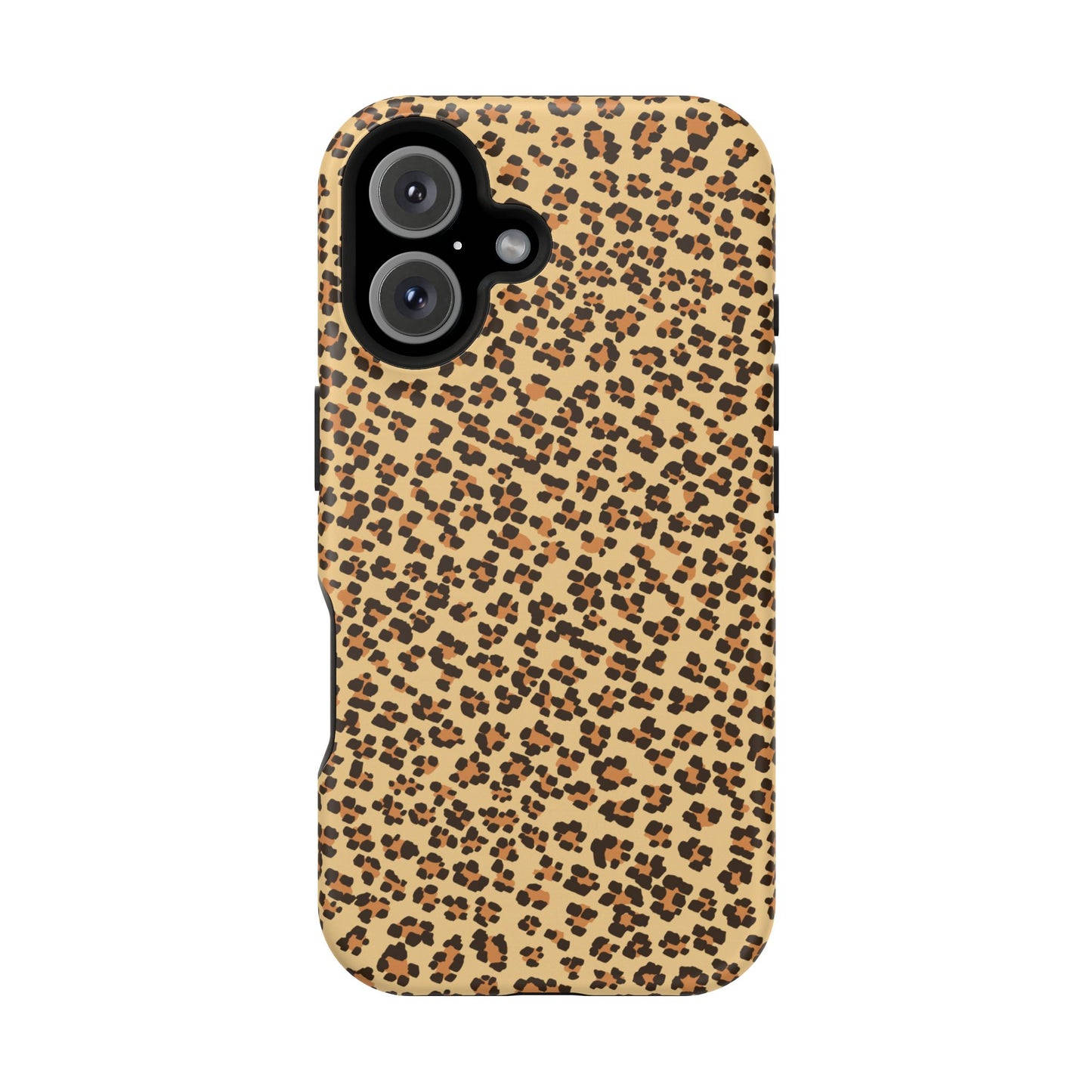 Leopard Print Magnetic Tough Case for iPhone – Bold Style, Rugged Protection  Make a fierce statement while keeping your iPhone safe with this stylish and durable magnetic tough case featuring a trendy leopard print design.