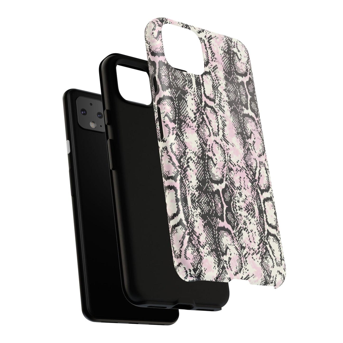 Stylish Snake Print Phone Case - Tough Protection for Trendsetters