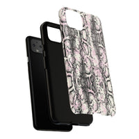 Stylish Snake Print Phone Case - Tough Protection for Trendsetters
