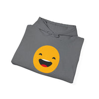 Happy Emoji Unisex Hoodie - Cozy Sweatshirt with Smiley Face Design