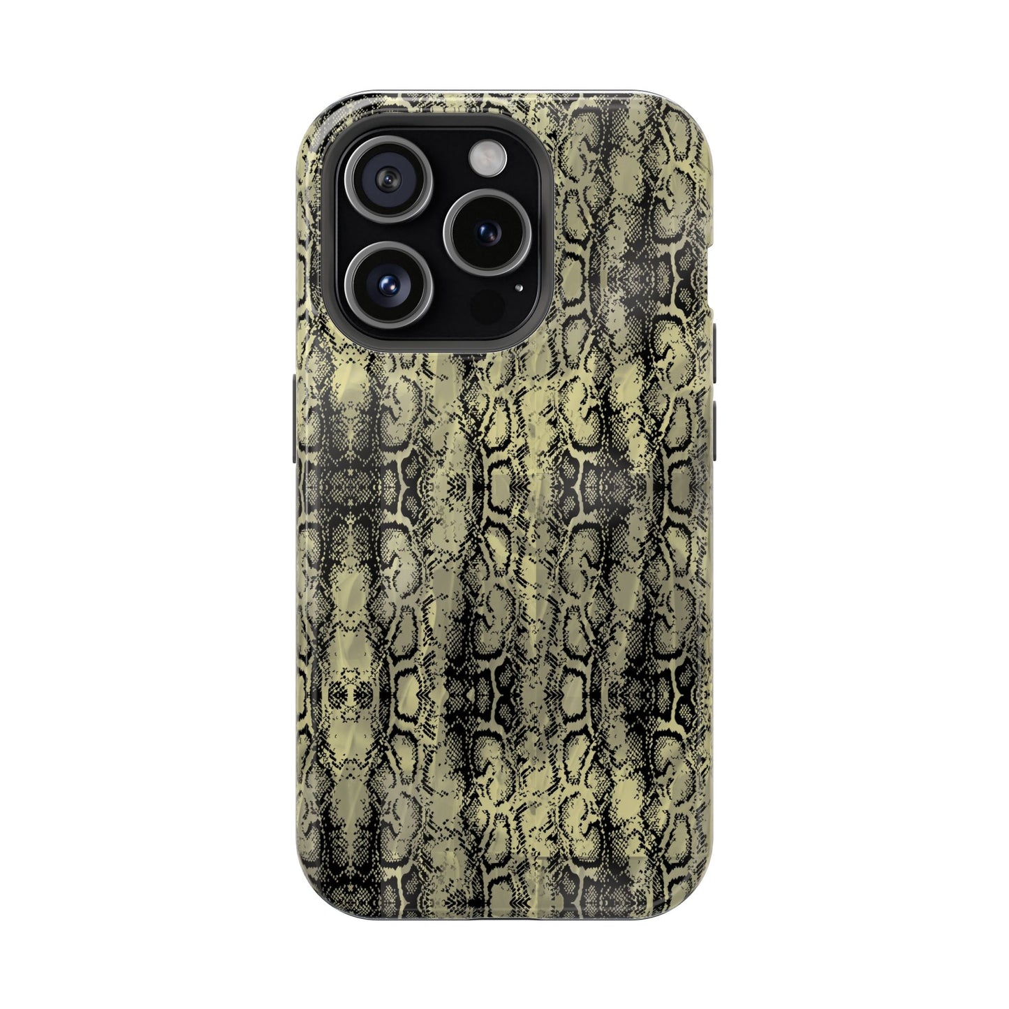 Stylish Snake Skin Magnetic Tough Case - Durable Protection for Your Phone