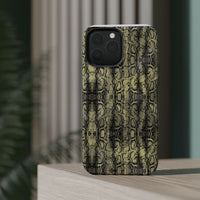 Stylish Snake Skin Magnetic Tough Case - Durable Protection for Your Phone