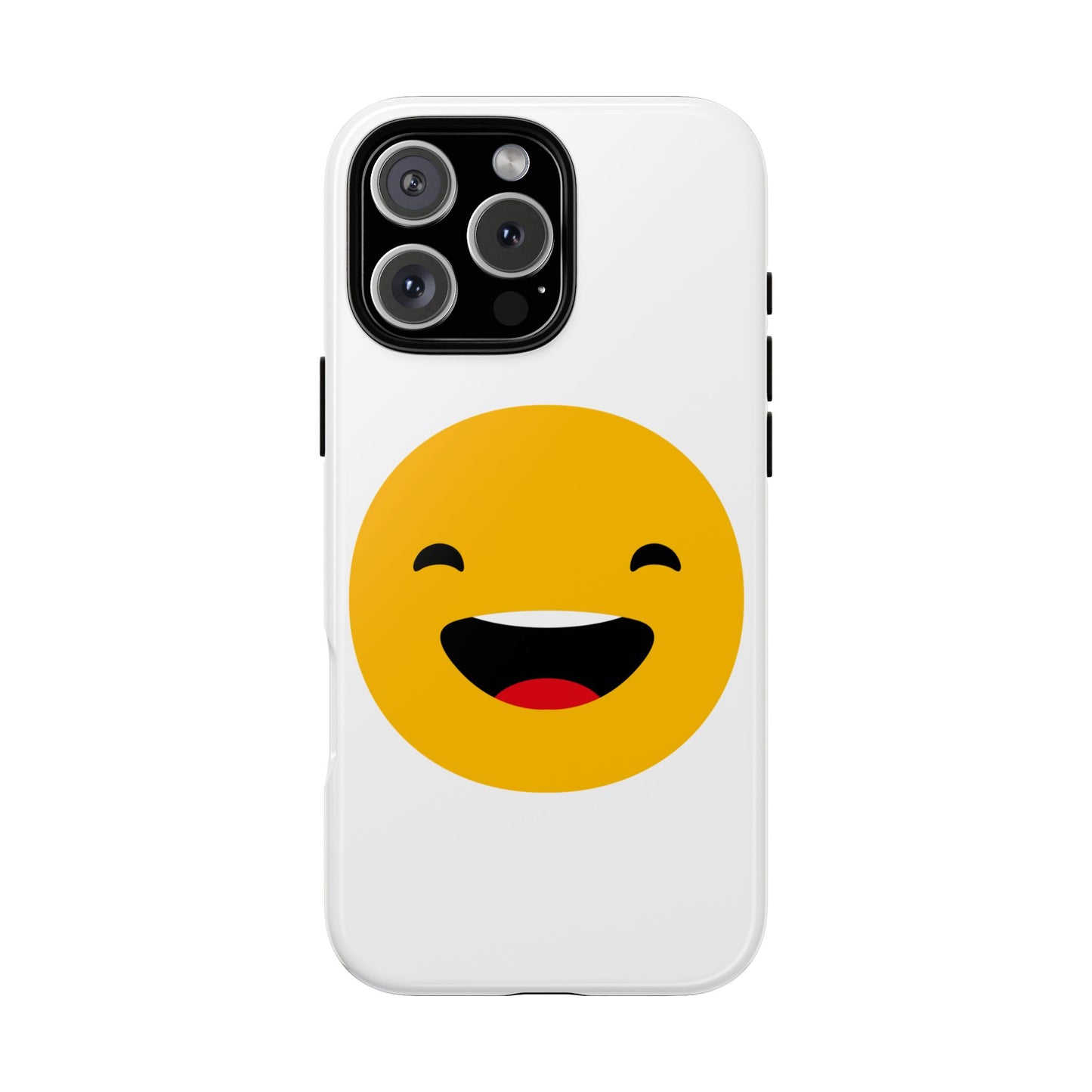 Happy Face Tough Phone Case - Durable Protection with Smile Design