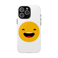 Happy Face Tough Phone Case - Durable Protection with Smile Design