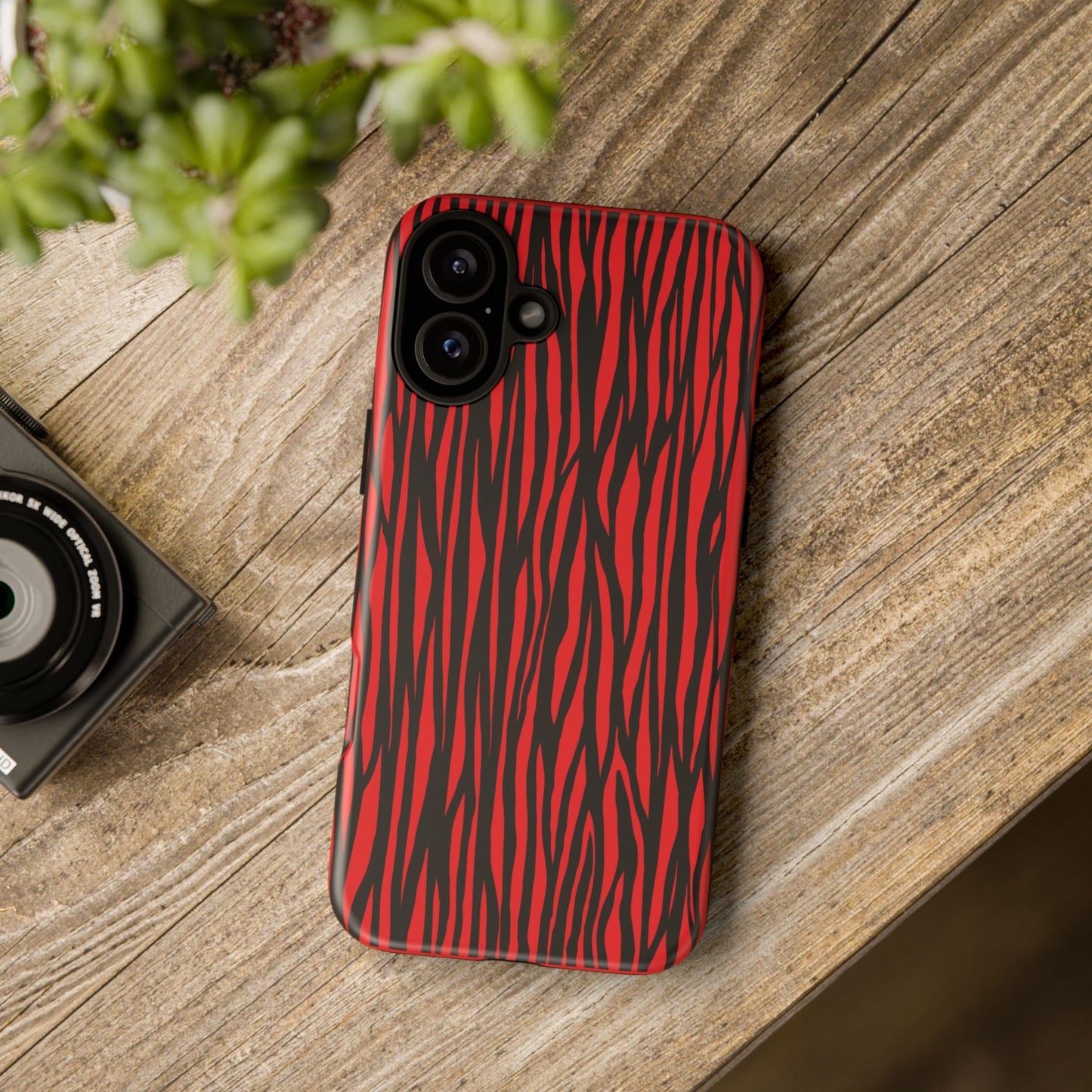 Bold Zebra Print Phone Case - Tough Protection for Trendsetters