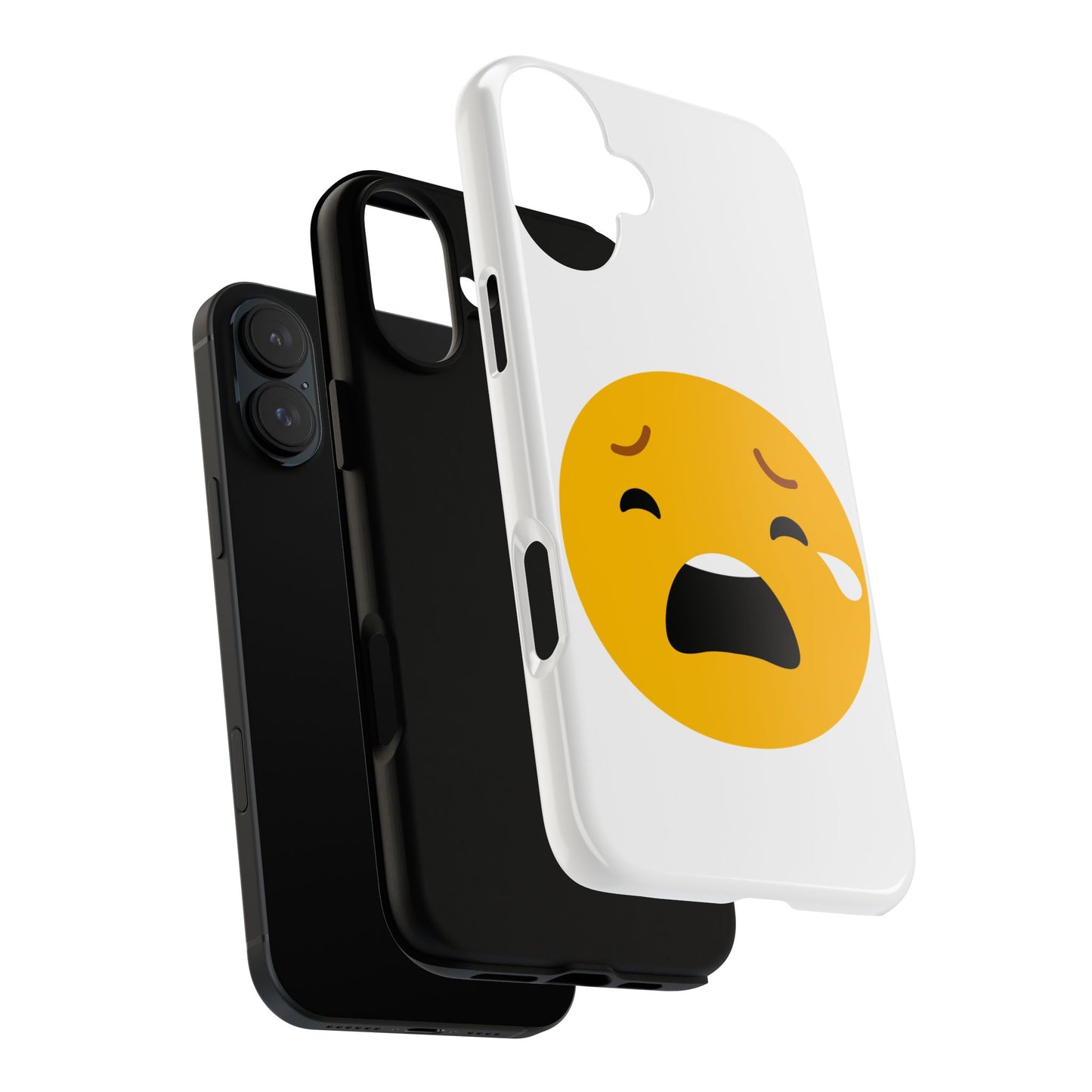 Emotional Tough Case – Sad Emoji Phone Case for Supportive Gifts