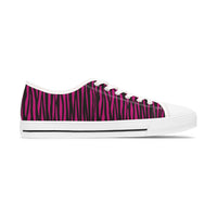 Fierce Pink Zebra Print Sneakers for Women