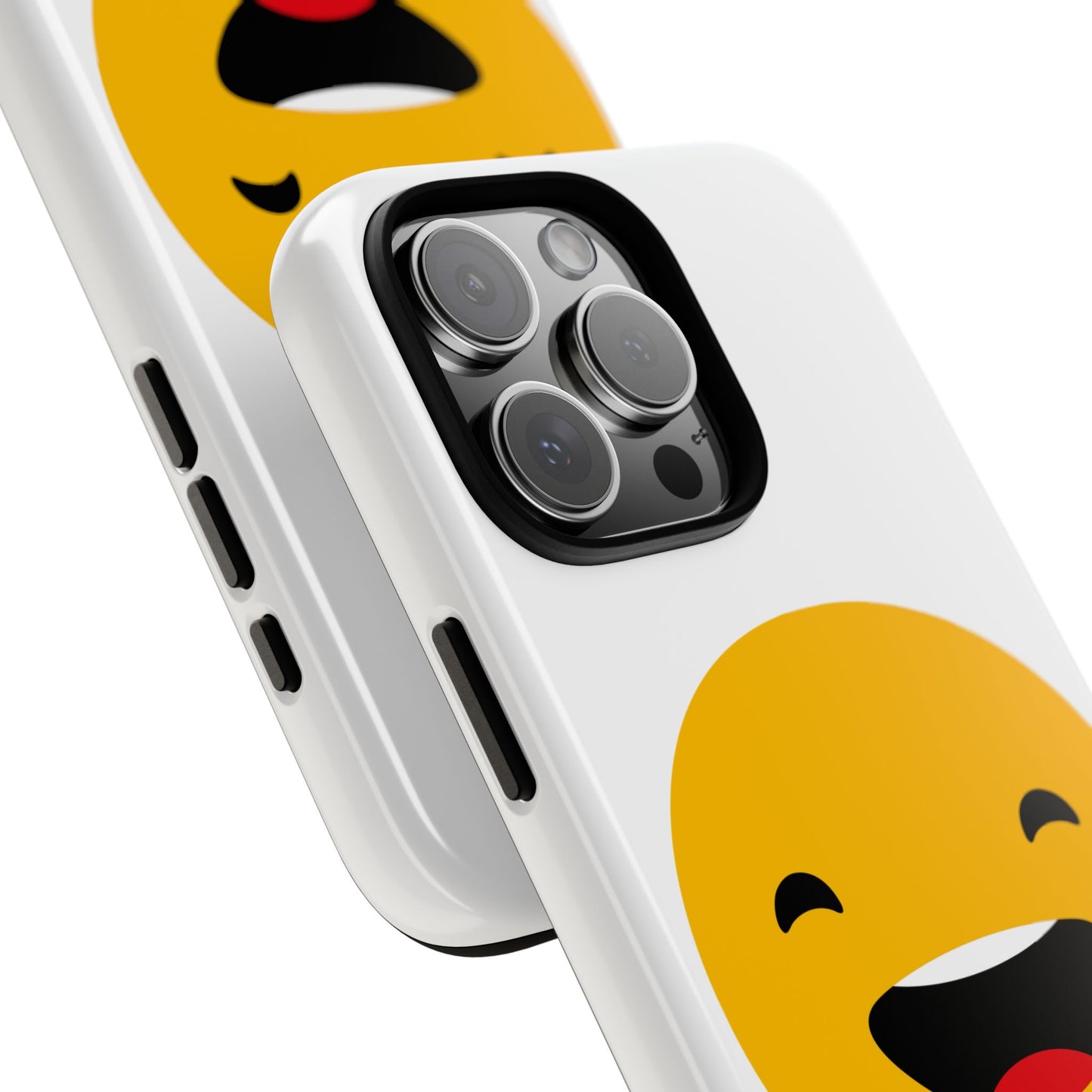 Happy Face Tough Phone Case - Durable Protection with Smile Design