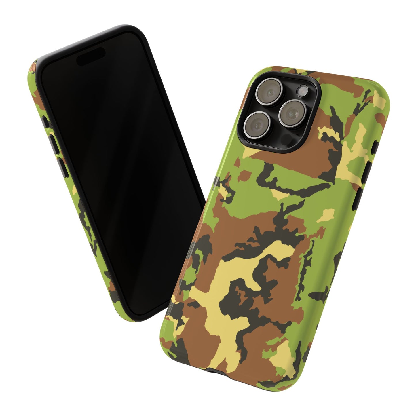 Camo Tough Phone Case - Durable Military Style Cover for Adventure Lovers