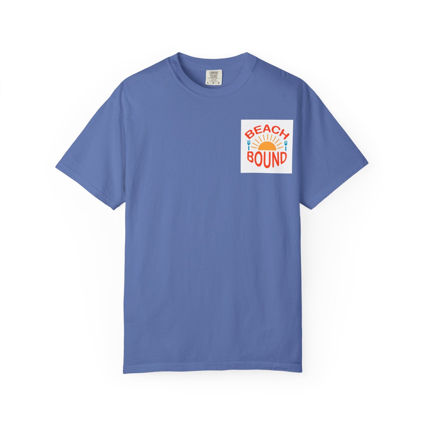 Beach Bound Unisex Garment-Dyed T-Shirt, Summer Vibes, Casual Wear, Beach Trip, Vacation Shirt, Outdoor Activities
