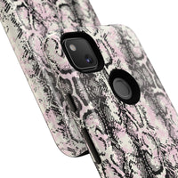 Stylish Snake Print Phone Case - Tough Protection for Trendsetters