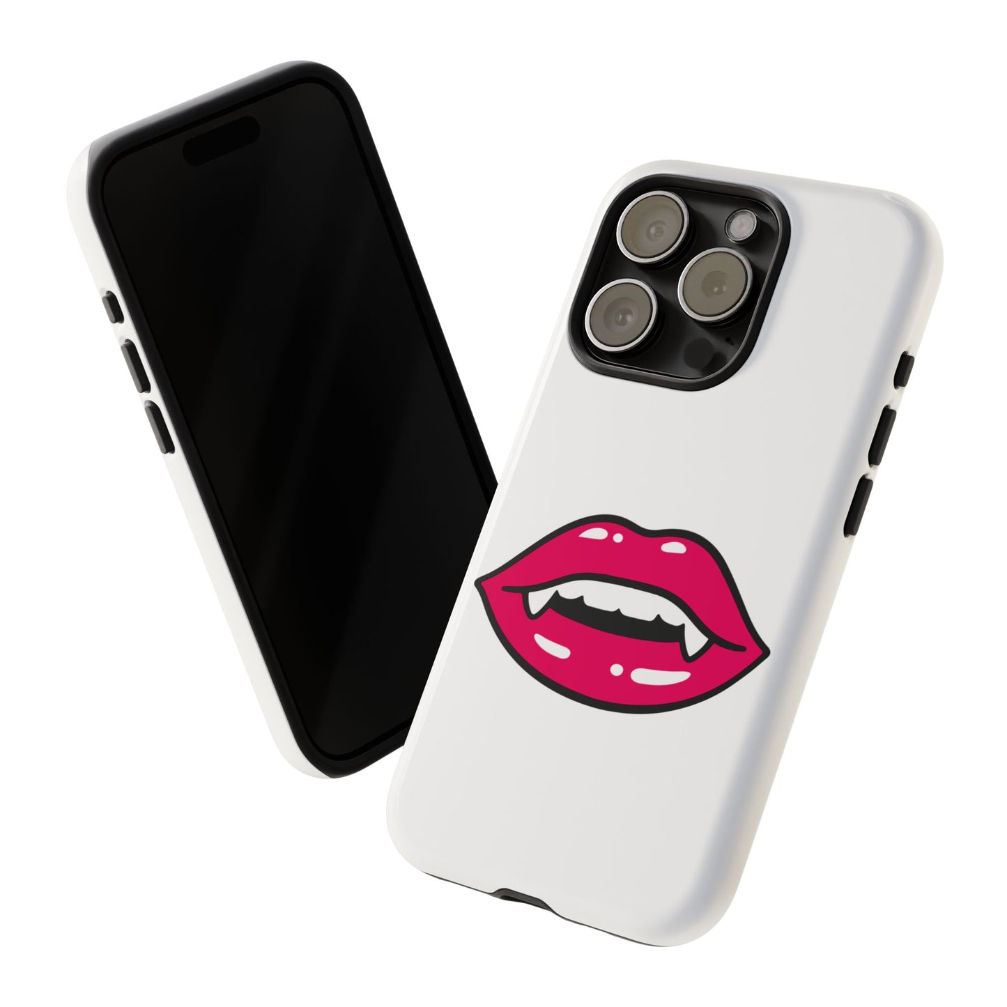 Vampire Mouth Phone Case - Tough Cases for Halloween, Gift for Spooky Lovers, Quirky Phone Accessories, Fun Tech Gear
