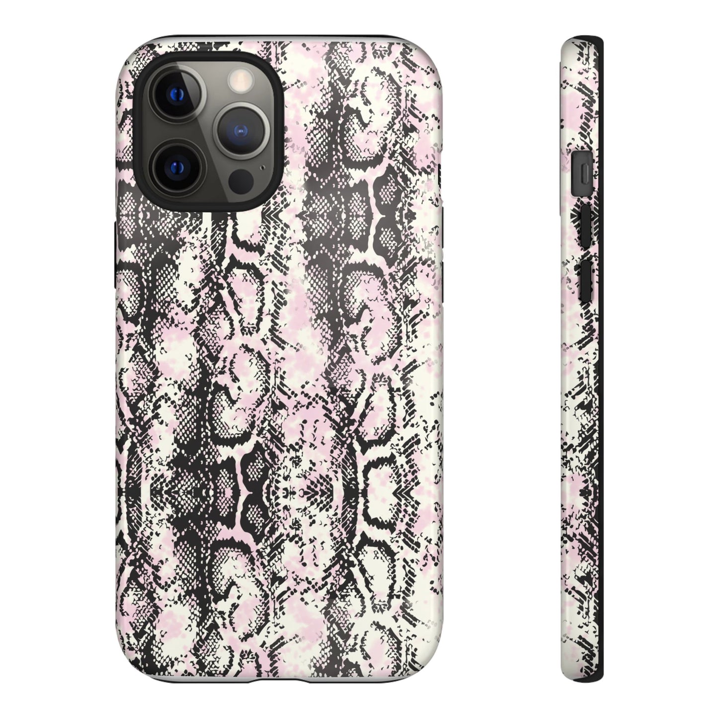 Stylish Snake Print Phone Case – Trendy Design, Tough Protection  Make a bold fashion statement while keeping your phone safe with this sleek and durable snake print case.