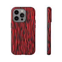 Bold Zebra Print Phone Case - Tough Protection for Trendsetters